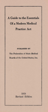 A Guide to the Essentials of a Modern Medical Practice Act