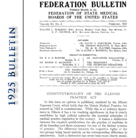 FSMB Journal 1925